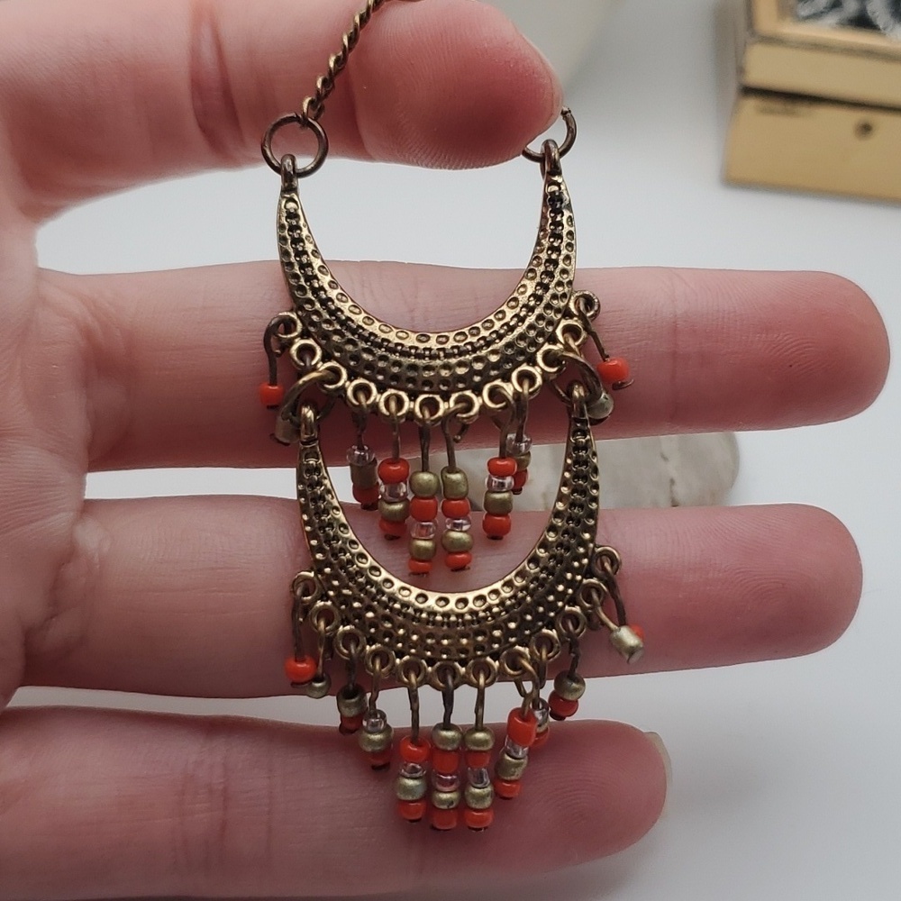 Bollywood chandelier necklace pendant‎
